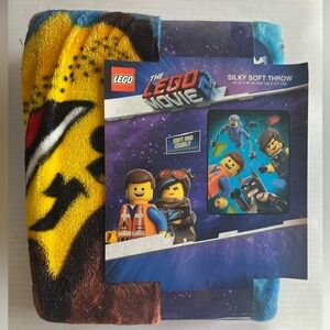 Lego Movie 2 The Good Guys Twin Plush Blanket Characters Batman